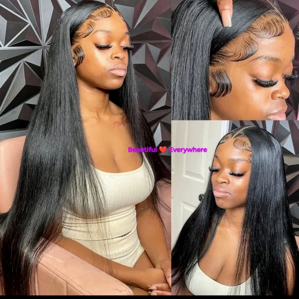 - Human lace wig